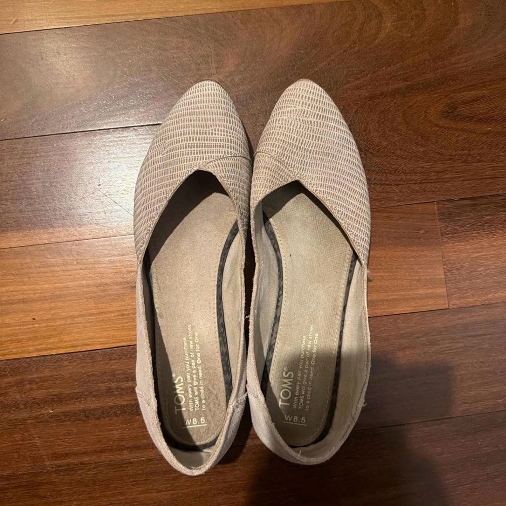 TOMS Women's Dusty Pink Ballet Flats | Sz 8.5